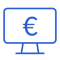 Bildschirm mit Eurozeichen