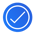 Haken_blau_icon