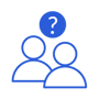 persons speech bubble question mark