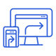 Smartphone und Bildschirm Icon