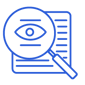 magnifying glass on a document icon
