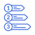 Icon, das eine Liste abbildet