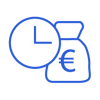 Geldbeutel und Uhr