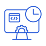 Bildschrim zeigtCcode und eine Uhr