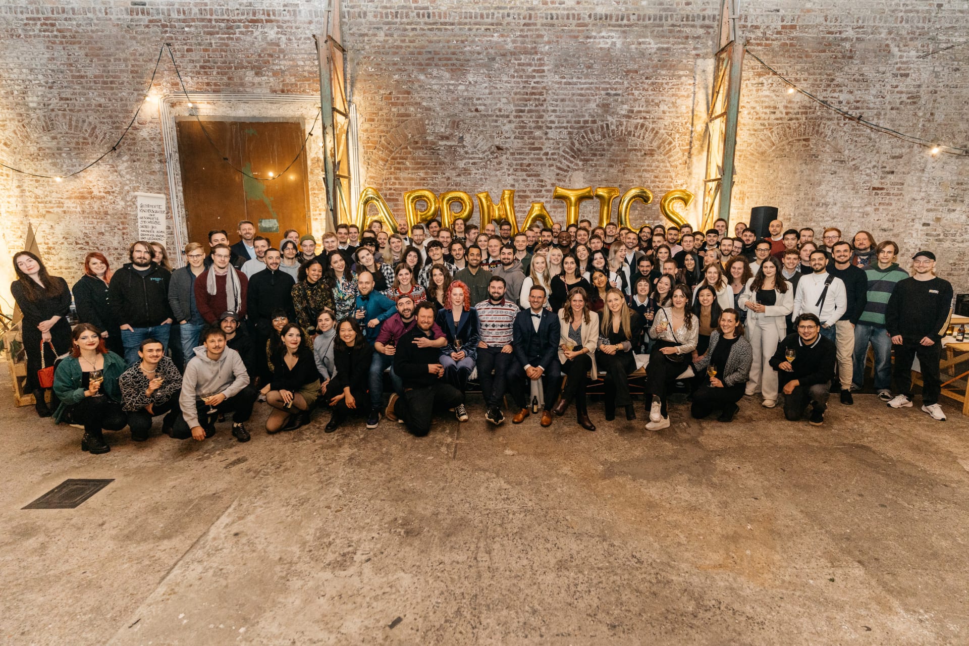 Appmatics Teamfoto Weihnachstfeier