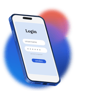 Smartphone with login