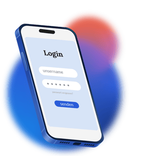 Smartphone mit Login