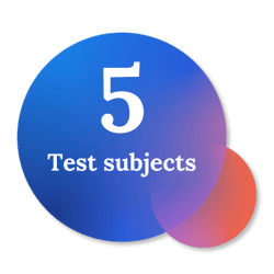 five test subjects
